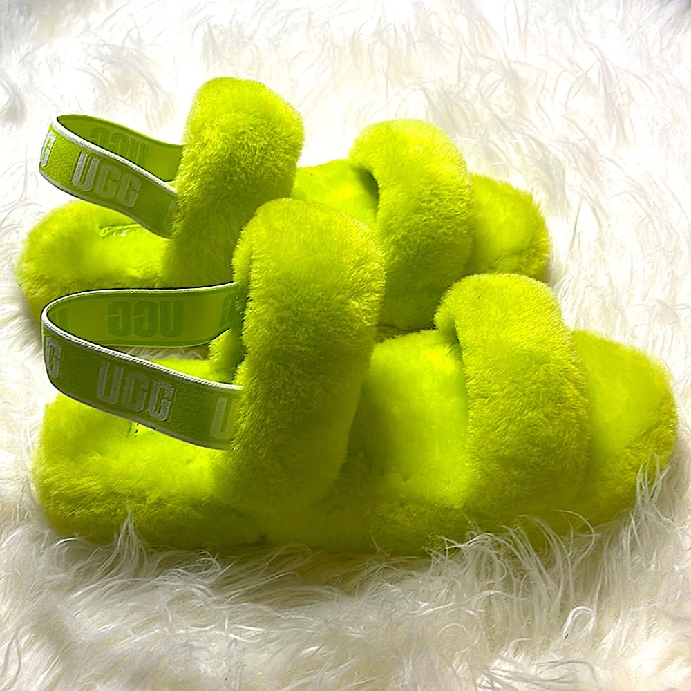 UGG Neon Double Strap Slippers 7